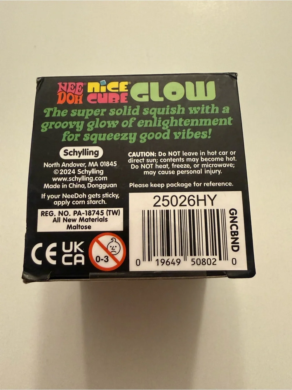 NeeDoh Nice Cube Glow - Purple💜